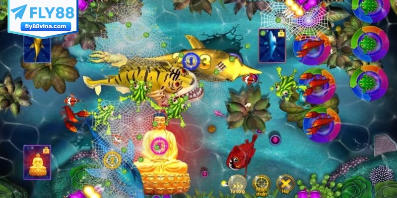 Thần Tài và Tiên Cá  là hai nhân vật biểu tượng của trò chơi